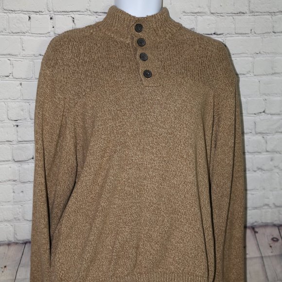 Tricots st Raphael tan Mens Sweater - Picture 2 of 9